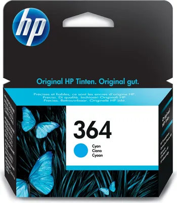 Produktbild von HP 364 Tintenpatrone Cyan, Blisterpackung