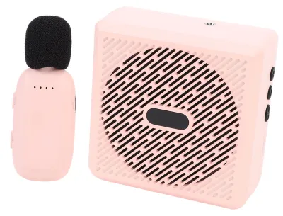 Produktbild von Kabelloser Sprachverstärker für Lehrer, 2,4G, Bluetooth. Sprachverstärker mit kabellosem Ansteckmikrofon für Unterricht und Schulungen