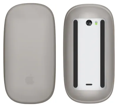 Produktbild von kwmobile Silikon Schutzhülle kompatibel mit Apple Magic Mouse 1 / 2 Hülle - PC Maus Cover aus softem Silikon - Schwarz