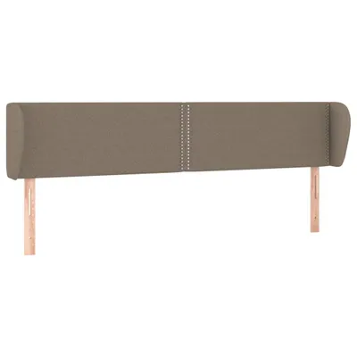 Produktbild von Möbel Kopfteil mit Ohren Taupe 203x23x78/88 cm Stoff - Kopfteile CLORIS1784818