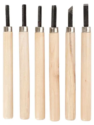 Image de Creativ Company CC Set de fers à sculpter en bois