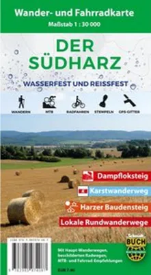 Obrázok produktu pre Turistická a cyklistická mapa južného Harzu 1 : 30 000