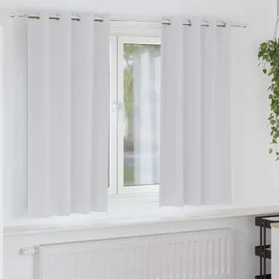 Produktbild von Verdunkelungs-Vorhänge mit Ringen 2 pcs Helles Grau