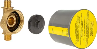 Produktbild von JS Koax G 2 Zoll EAS Unterputz-Wasserzählergehäuse 3/4 AG - Ø 18 mm Lötmuffe - Typ UPM-Koax 90040
