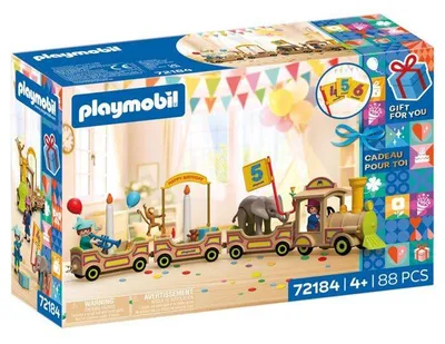 Obrázek produktu pro Vlak na narozeniny a svíčky PLAYMOBIL