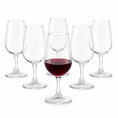 Produktbild von Rona Tasting Glas I.N.A.O. 6er Set, Weinglas zur Verkostung mit klassischer Form, spülmaschinenfest,