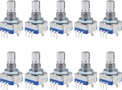 Obrázek produktu pro 10 ks modul rotačního snímače 360 stupňový rotační snímač EC11 digitální potenciometr