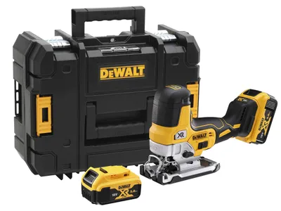 Productafbeelding van DeWALT DCS335P2 professionele accu-zaag, 135 mm snijdiepte, variabele snelheid, inclusief lithium-ion accu