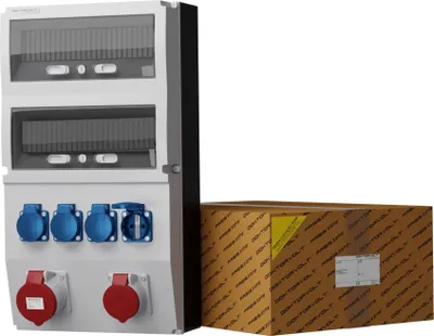 Distributore Di Corrente Da Cantiere 3x16A 2x32A CEE 4x230V - Foto 9