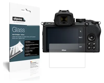 Obrázok produktu pre 1x ochranná fólia pre Nikon Z 50 matná - anti-shock 9H fólia dipos Glass plastové sklo