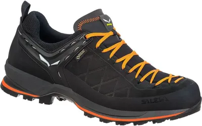 Produktbild von Zustiegs- und Wanderschuhe Mountain Trainer 2 GTX (Herren) – Salewa, Farbe:black/carrot, Größe:UK 11 (EUR 46)