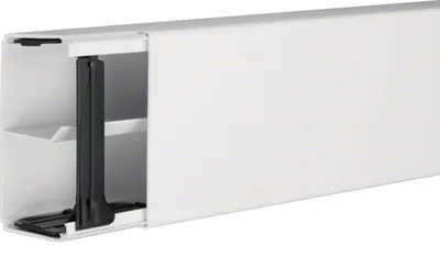Produktbild von Hager Leitungsführungskanal LF6011109016 PVC m.Trennwand LF 60x110mm verkehrsweiß