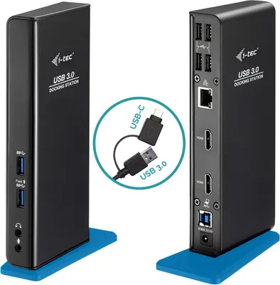 Produktbild von i-tec USB 3.0/USB-C Dual HDMI Docking Station