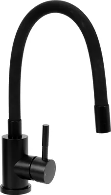 Zdjęcie produktu dla Bateria kuchenna Flexible BLACK czarna Bateria do wody, bateria zlewozmywakowa, bateria kuchenna