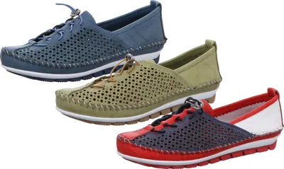 Produktbild von Gemini 003138-01 Schuhe Damen Ballerina Slipper Mokassins, Größe:37 EU, Farbe:Mehrfarbig