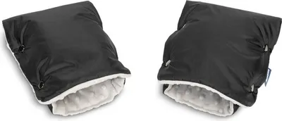 Produktbild von SENSILLO Kinderwagen Handwärmer Handschuhe Kinderwagen Handmuff - Schwarz