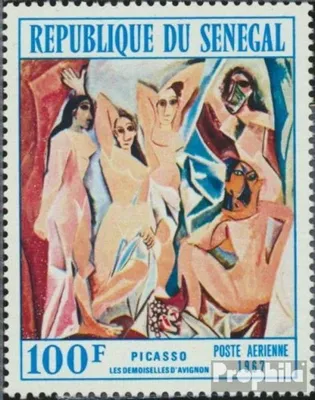 Produktbild von Briefmarken Senegal 1967 Mi 360 (kompl.Ausg.) postfrisch Gemälde