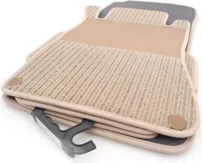 Produktbild von Rips Fußmatten passend für Mercedes W203 S203 Original Qualität - beige