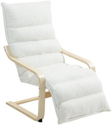 Obrázek produktu pro Lehátko – polohovatelné – Sherpawol – s područkami – bílé