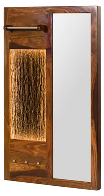 Immagine prodotto di MASSIVMOEBEL24 | Guardaroba in legno di sheesham 88x18x148 noce cerato TORONTO LUX #278