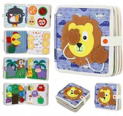 Produktbild von Interaktives Montessori Lernbuch Sensorisches Spielzeug für Kinder