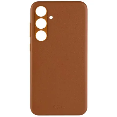 Zdjęcie produktu dla Pokrowiec ochronny do Galaxy S24, Fixed MagLeather MagSafe, brązowy