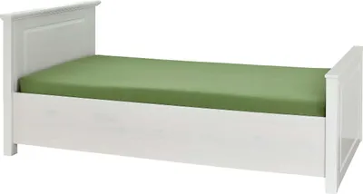 Image de Lit Lit simple DANZ 5-90 bois massif blanc 90 x 200