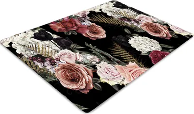 Obrázok produktu pre Podlahová ochranná podložka - Ochranná podložka pod stoličku - Podlahová podložka - 140x100 cm - Tmavá záhrada