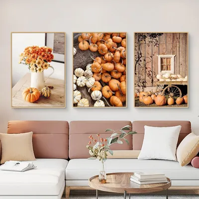 3er-Set Herbstposter, 21x30 cm, ohne Rahmen, Wanddeko