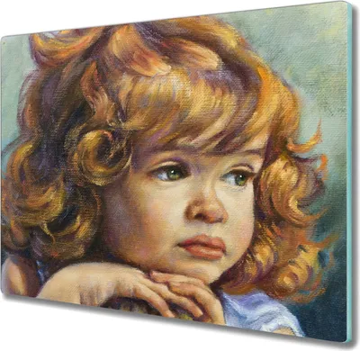 Produktbild von Coloray Hackbrett Küchenbrett Kochplattenabdeckung Schneidebrett Herdabdeckplatte 60x52 cm - Mann Mädchen