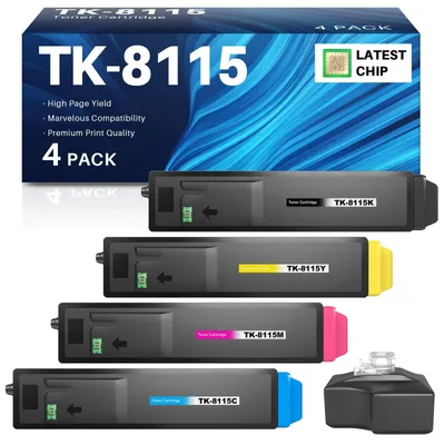Obrázok produktu pre Kompatibilná sada tonerov pre tlačiarne Kyocera, 4 kusy