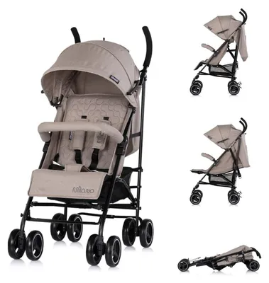 Produktbild von Chipolino Kinderwagen Milano Buggy bis 22 kg, Rückenlehne verstellbar, faltbar BEB