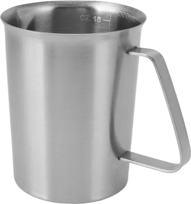 Zdjęcie produktu dla 304 Dzbanek do spieniania mleka ze stali nierdzewnej Dzbanek do spieniania mleka Dzbanek do spieniania mleka z uchwytem 500ML