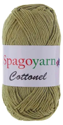 100g Strickgarn Cottonel Uni Häkelgarn Strickwolle khaki