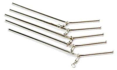 Produktbild von 5 Anti Tangle Boom gebogen mit Wirbel 15 cm