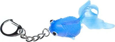 Produktbild von Koi Goldfisch Schlüsselanhänger Miniblings Anhänger Schlüsselring Fisch blau