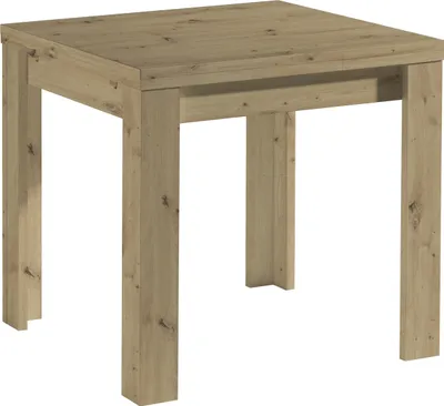 Produktbild von Kulissentisch >Monzi< (ausziehbar bis 136cm) in asteiche - 80/136x78x80cm (BxHxT)