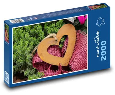Produktbild von martinpuzzle - Puzzle 2000 Teile - Herzen zum Valentinstag