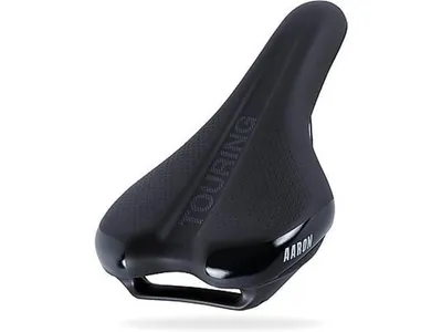 Produktbild von AARON Touring Fahrradsattel - ergonomischer Fahrradsitz für Damen und Herren - Gelsattel ist bequem und wasserdicht - Fahrrad Sattel für Trekkingrad, Mountainbike, Stadtrad, E-Bike