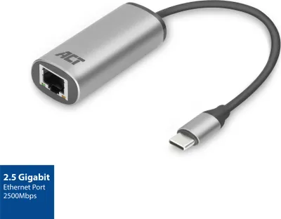 Produktbild von ACT USB-C auf 2.5 Gigabit Ethernet Adapter AC7081