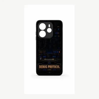 Productafbeelding van Xiaomi Redmi Note 14 Pro 4G hoesje, telefoonhoesje, beschermhoesje met debuggingsmotief – LUNØIR ©
