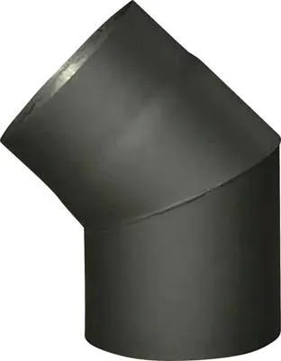 Immagine prodotto di Gomito di fumo 180mm/45st.t.1,5mm NERO