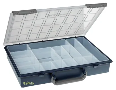 Produktbild von raaco Assorter 55 4x8-15, Polypropylen (PP), Blau, 338 mm, 261 mm, 57 mm, 860 g