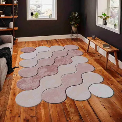 Produktbild von Conceptum Hypnose, Wookece296, Teppich (160 x 230), 100 % POLYESTER, Hellrosa, 160 x 230 cm