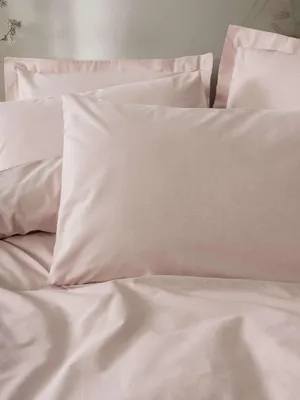 Immagine prodotto di L'Essentiel Linge de Maison, Plain - Powder, Set copripiumino matrimoniale (DE), polvere, 100% cotone, 200 x 200 cm