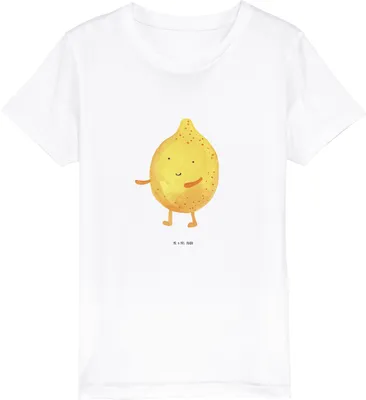Produktbild von Mr. & Mrs. Panda Kleinkinder T-Shirt Beste Freunde Zitrone 3-4 Jahre (98/104) - Weiß - Geschenk, Kindershirt, Fehlende Keywords, Shirts für Kinder, Kurzarm, Teenager