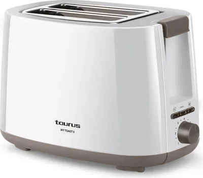 Image de TAURUS Grille-pain Mytoast 2 Deux fentes Blanc