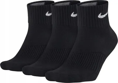 Produktbild von Nike One Quater Socken 3er Pack - Farbe: Schwarz - Größe: 42-46