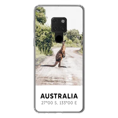 Produktbild von MuchoWow® Handyhülle Schutzhülle Hülle für Huawei P40 Lite Känguru - Australien - Tiere Silikon Softcase Handy Hülle - Handy