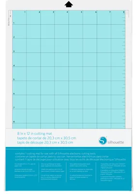 Immagine prodotto di Silhouette CUT-MAT-8 Tappetino da taglio standard per plotter da taglio adesivo 203 x 305 mm (8 x 30,50 cm (12") ) (CUT-MAT-8)